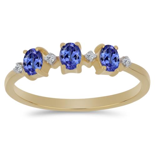 BUY 925 SILVER NATURAL TANZANITE GEMSTONE UNIQUE RING